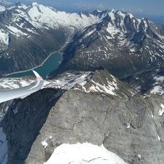 Verortung via Georeferenzierung der Kamera: Aufgenommen in der Nähe von Gemeinde Schmirn, 6154, Österreich in 3700 Meter